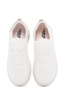 Derimod Zero Women's White Lace-Up Thick Soled Sneaker | Derimod