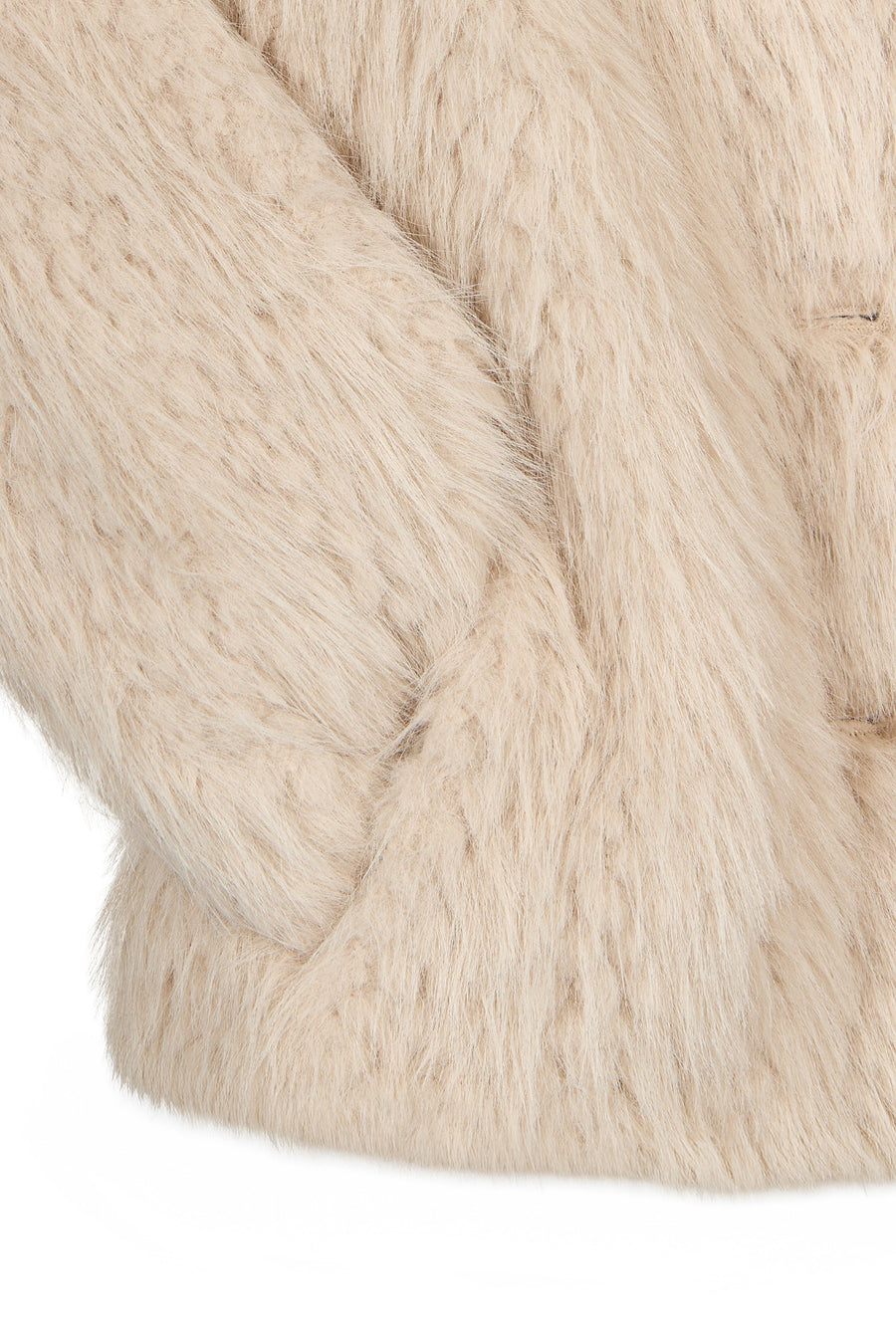Andermatt Kadın Beyaz Kısa Teddy Mont