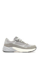 Women's Gray Lace-Up Thick-Soled Sneaker | Derimod