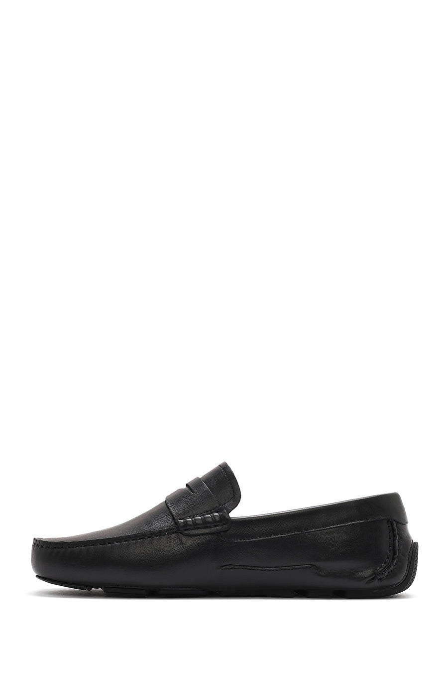 Men's Black Leather Loafer