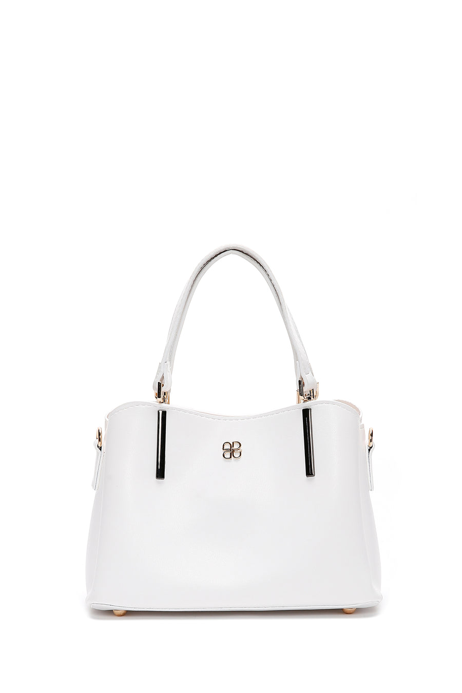 Women's White Long Strap Shoulder Bag