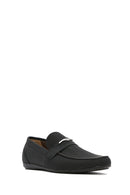 Erkek Siyah Deri Casual Loafer | Derimod