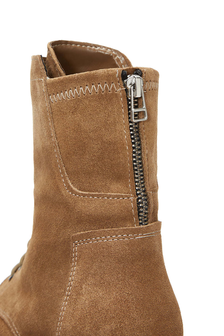 Women's Tan Suede Leather Boots