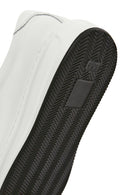 Men's White Lace-up Leather Sneaker | Derimod
