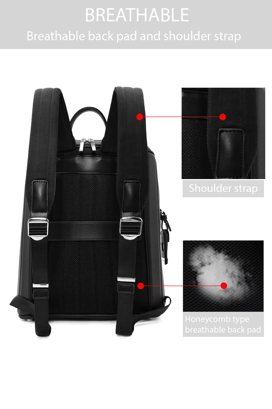 D-Pack Unisex Siyah Kumaş Sırt Çantası