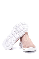 Women's Pink Patterned Fabric Sneaker | Derimod