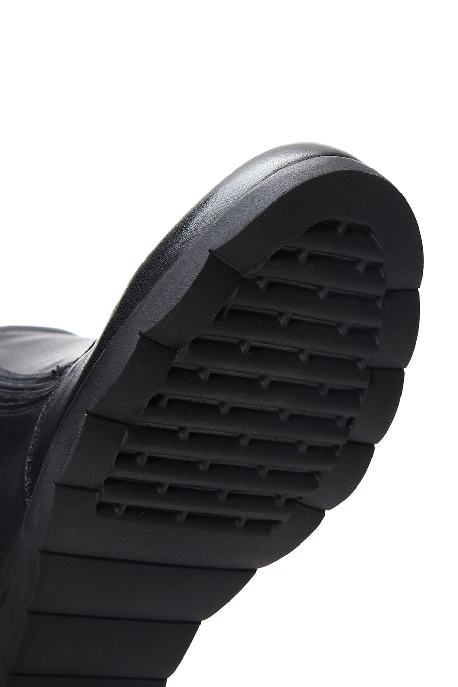 Women's Black Leather Casual Boots