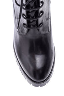 Women's Lace-Up Leather Boots | Derimod