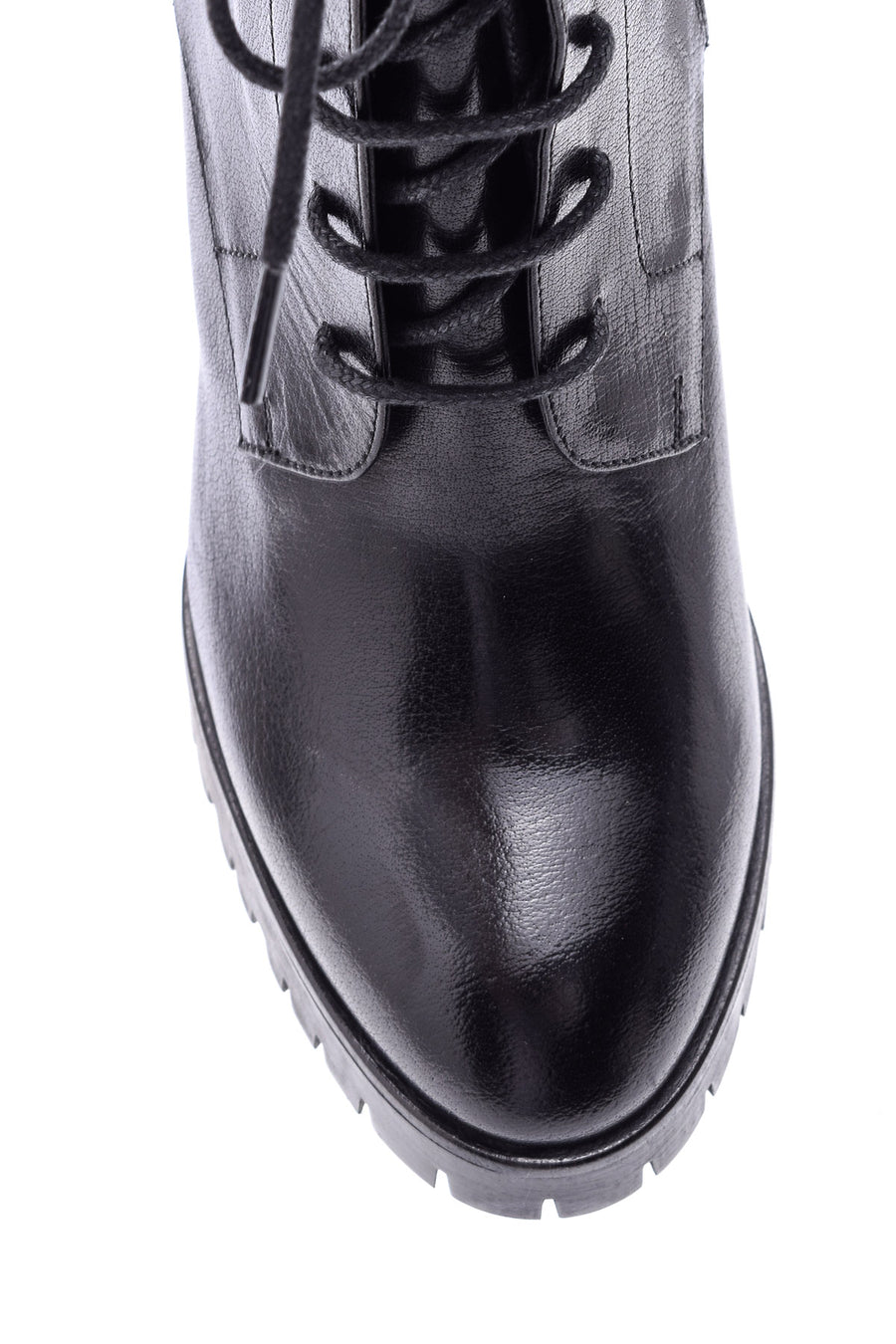 Women's Lace-Up Leather Boots