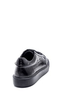 Women's Leather Patent Leather Sneaker | Derimod