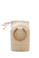 Women's Cream Straw Handbag | Derimod