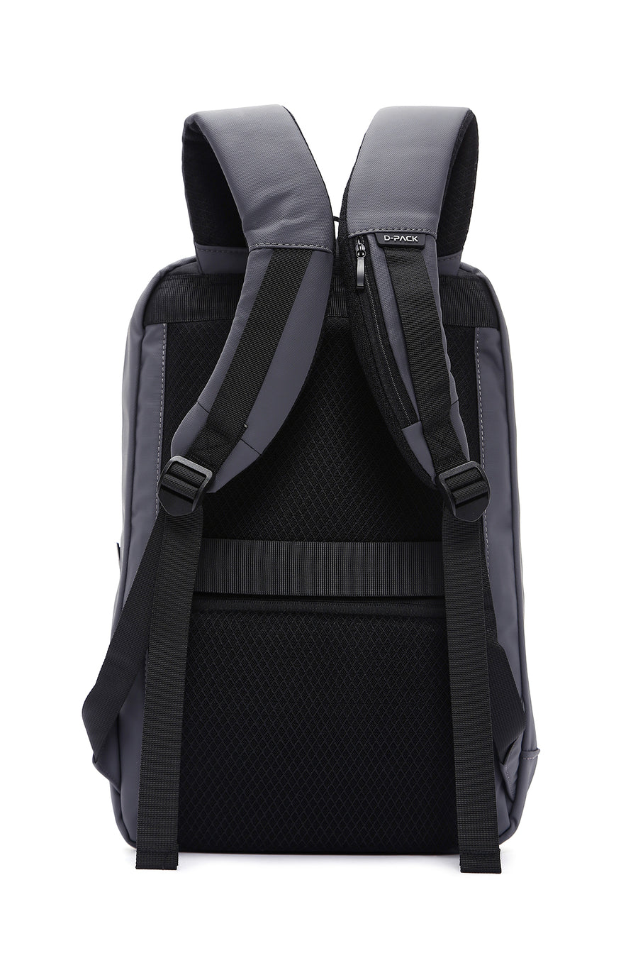 D-Pack Unisex Gray Technological Fabric Hardcase Backpack