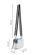 Women's White Long Strap Crossbody Bag | Derimod