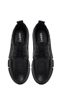 Men's Black Lace-Up Leather Casual Shoes | Derimod