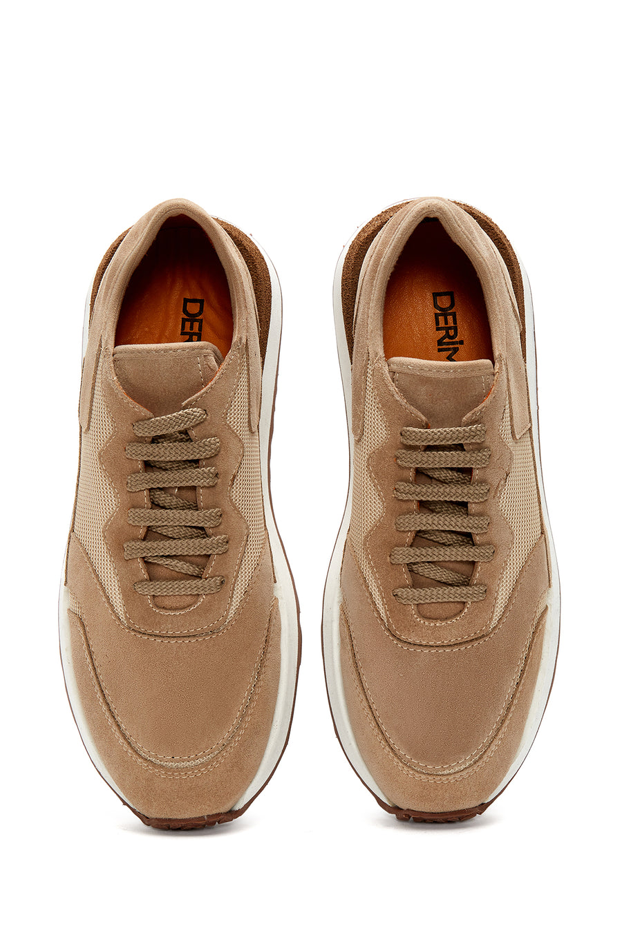 Erkek Vizon Deri Sneaker