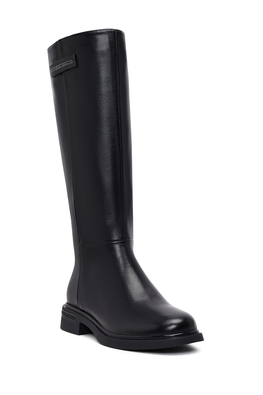 Women's Black Zippered Boots