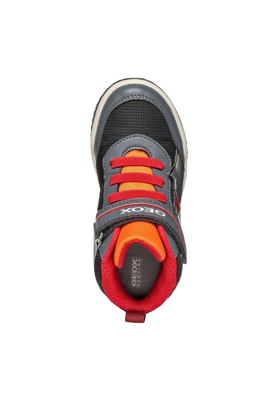 Geox Erkek Çocuk Gri J Inek Boy Bantlı Bilekli Sneaker