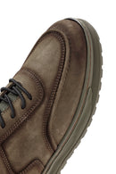 Men's Khaki Lace-Up Suede Leather Casual Shoes | Derimod