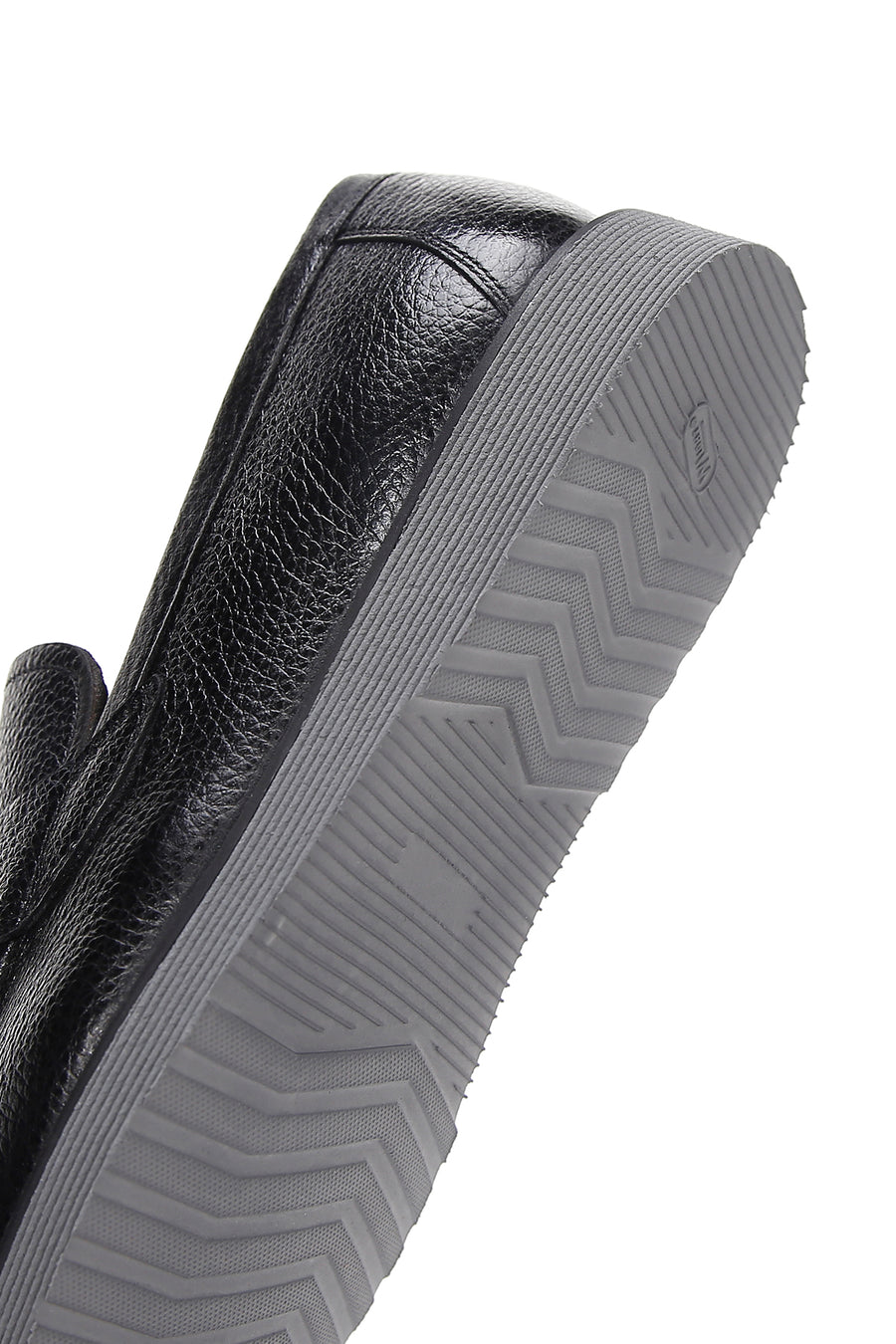 Erkek Siyah Deri Casual Loafer