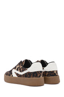 Women's Leopard Lace-Up Chunky Sole Sneakers | Derimod