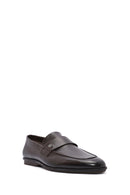 Men's Brown Leather Casual Loafer | Derimod