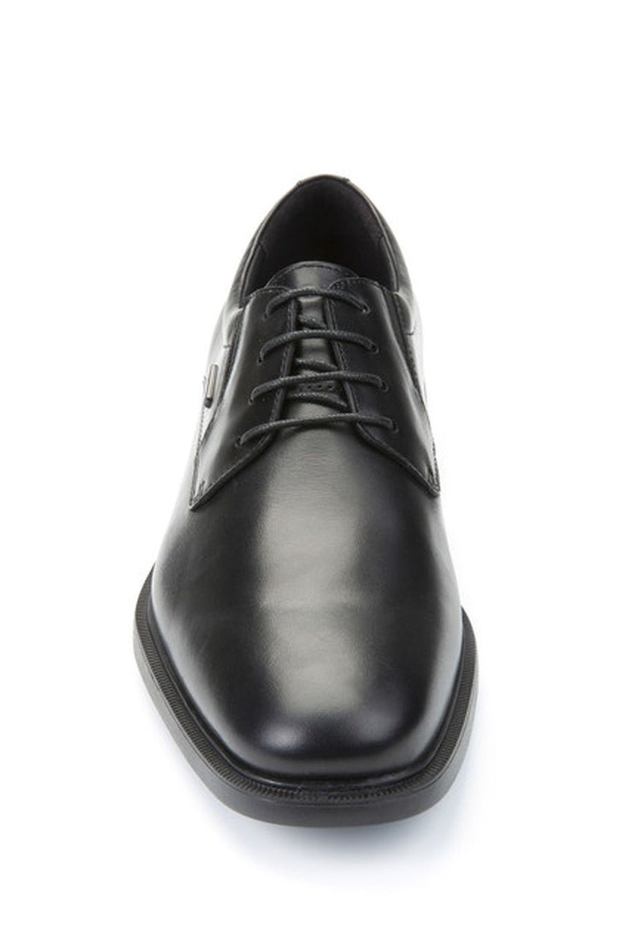 Geox Men's Black Brayden Laced Leather Masculine Classic Shoes
