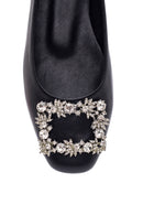 Women's Leather Stone Ballerinas | Derimod