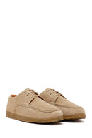Male Beige Lace-up Suede Casual Shoes | Derimod