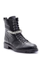 Women's Stone Leather Boots | Derimod