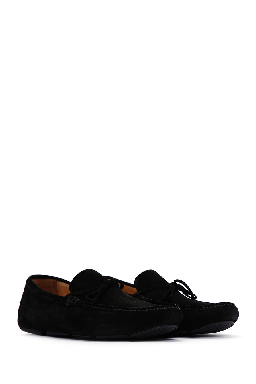 Men's Black Suede Leather Loafer
