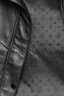 Luisa Women's Black Leather Jacket | Derimod
