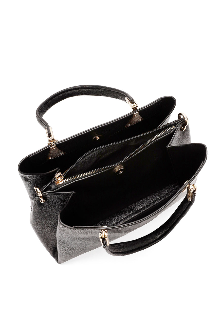 Women's Black Long Strap Accessory Handbag