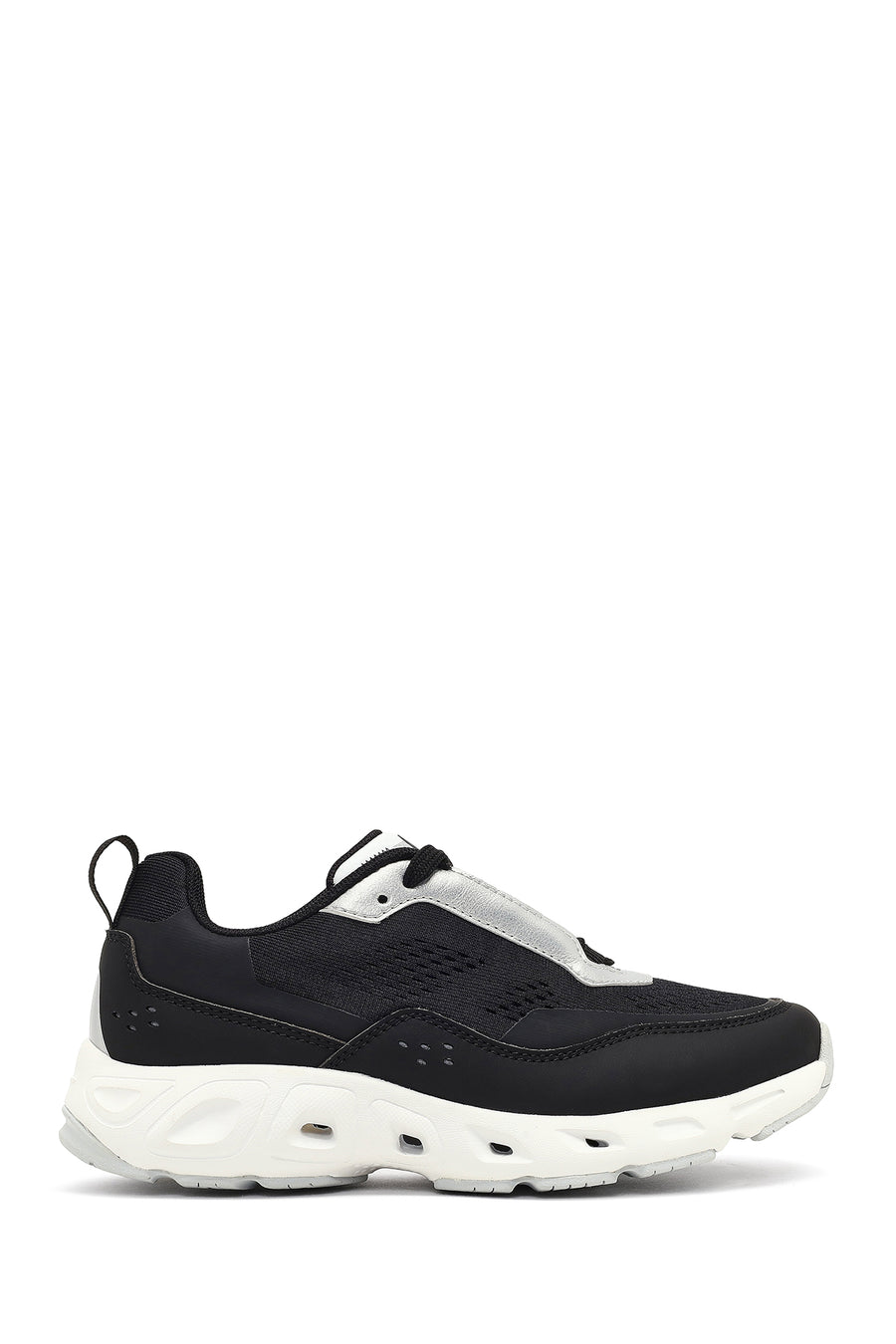 Derimod Studio Women's Black Lace-Up Thick-Soled Sneaker 25AFD43526F | Derimod