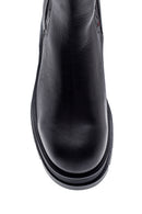 Women's Leather Thick Soled Chelsea Boots | Derimod
