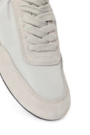 Kadın Gri Bağcıklı Deri Sneaker | Derimod