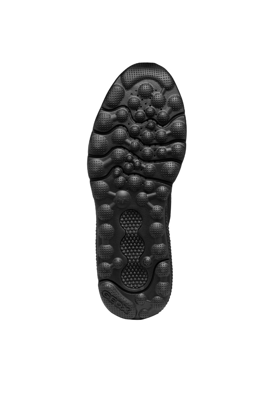 Geox Men's Black Spherica Lace-up Leather Sneaker