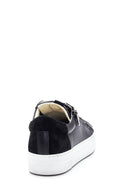 Women's Leather Zipper Detailed Sneaker | Derimod