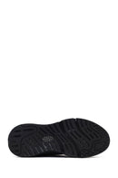 Derimod Zero Male Gray Thick-Soled Lace-Up Fabric Sneaker | Derimod