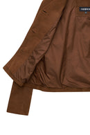 Jill Women's Brown Short Leather Jacket | Derimod