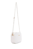 Women's White Long Strap Quilted Crossbody Bag | Derimod