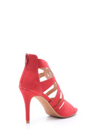 Women's Suede Heeled Shoes | Derimod