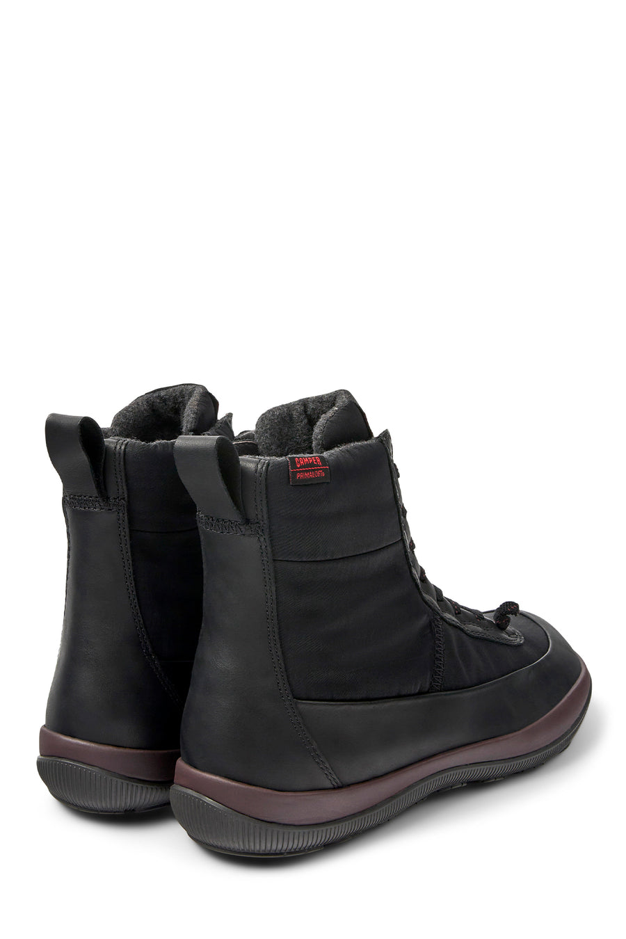 Camper Women's Black Peu Pista Gm Leather Detailed Boots