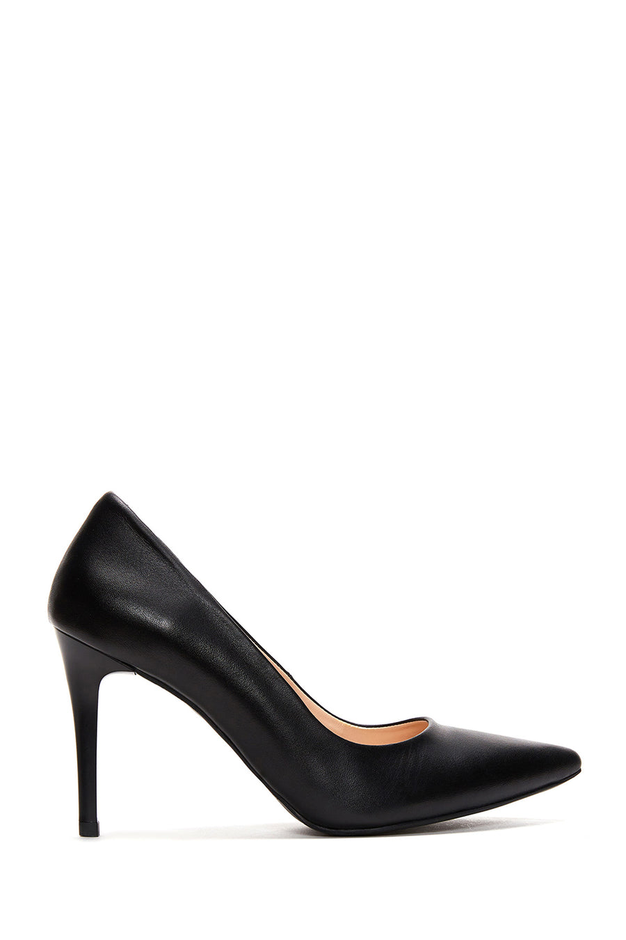 Kadın Siyah Deri Stiletto 23WFD160118 | Derimod