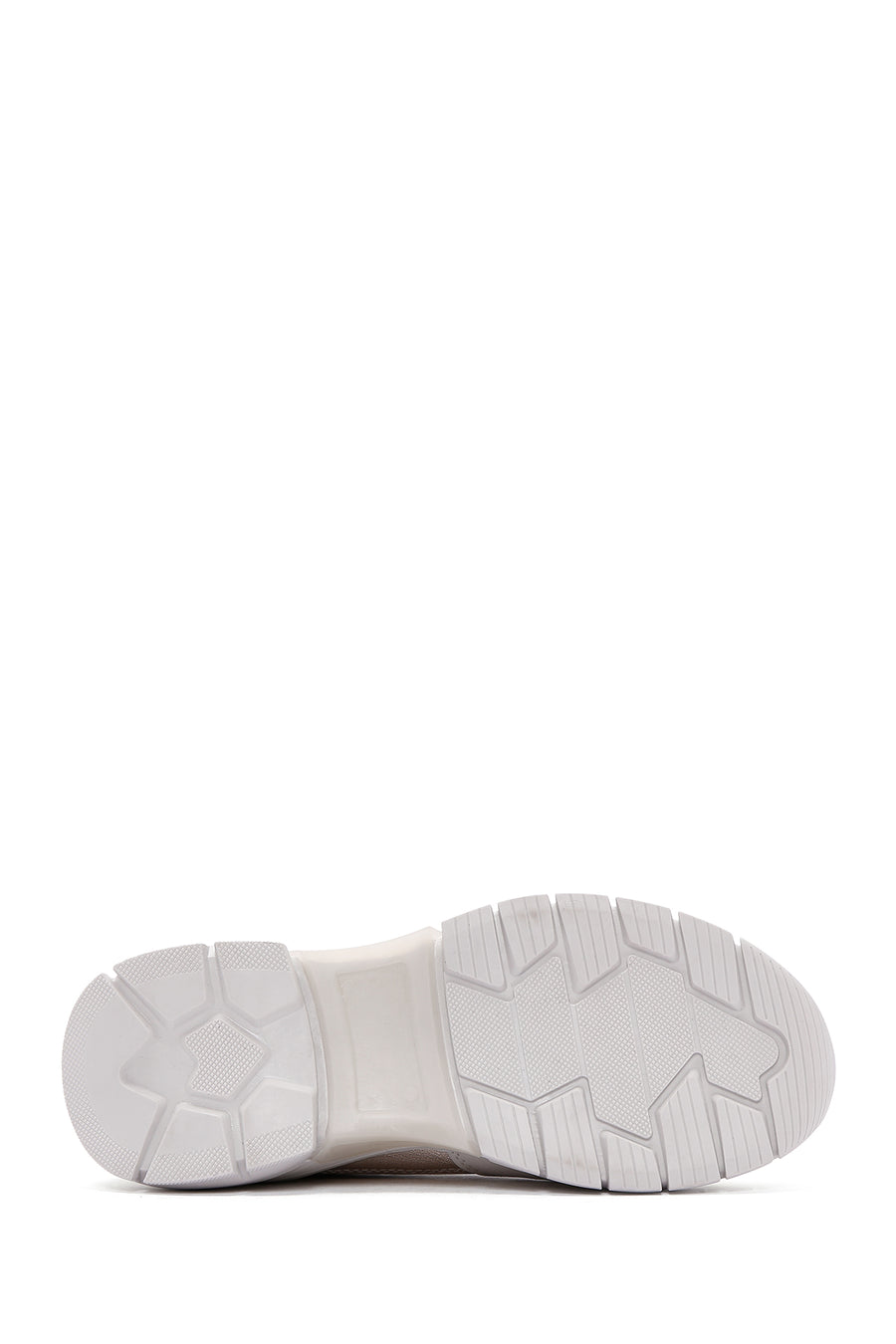 Women's Beige Leather Sneaker