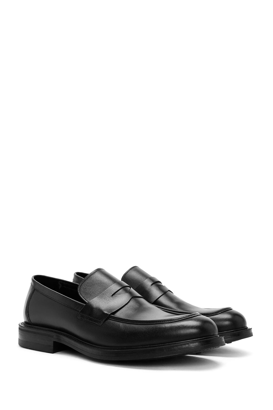
Men's Black Leather Classic Loafer
