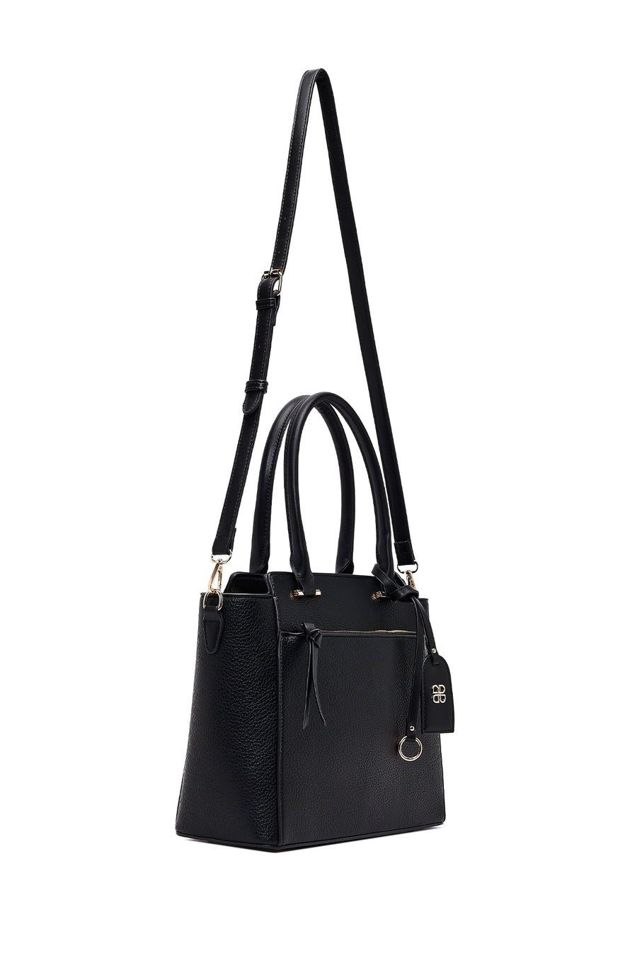 Women's Black Long Strap Shoulder Bag