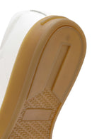 Men's White Lace-up Leather Sneaker | Derimod
