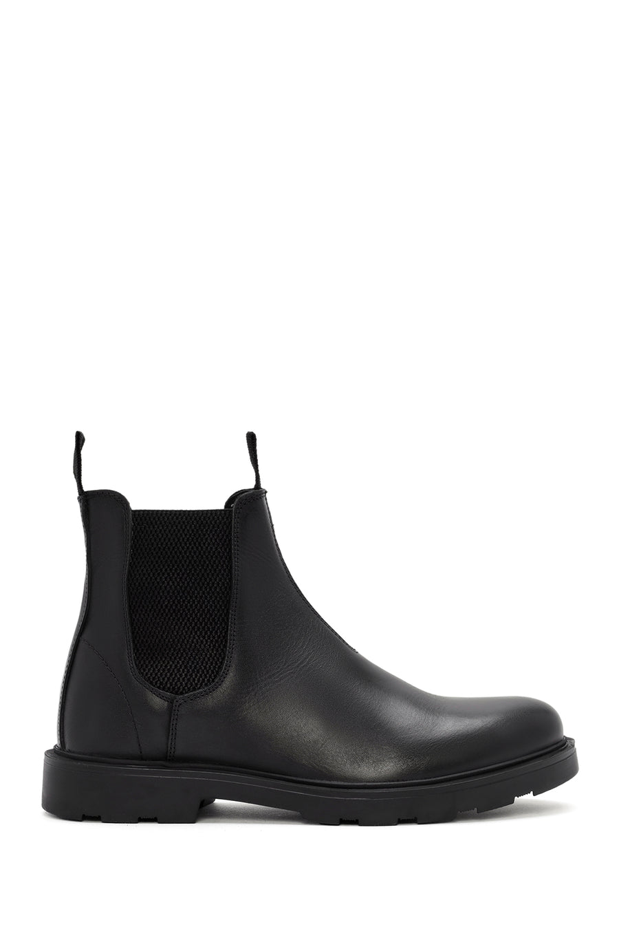 Male Black Leather Chelsea Boots WM600002DV | Derimod