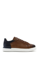 Men's Tan Lace-up Leather Sneaker | Derimod