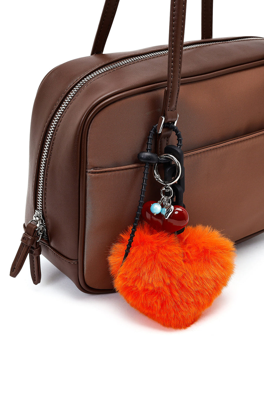 Women's Brown Accessory Shoulder Bag